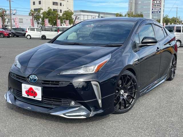 プリウス Sツーリングセレクション トヨタセーフティセンス/モデリスタエアロ/レイズ19インチAW/社外RS-Rスプリング/純正SDナビ/Bluetooth//バックカメラ/LEDヘッドライト/スマートキー/PKSB&クリアランスソナー(9枚目)