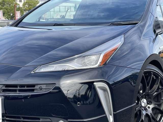 プリウス Sツーリングセレクション トヨタセーフティセンス/モデリスタエアロ/レイズ19インチAW/社外RS-Rスプリング/純正SDナビ/Bluetooth//バックカメラ/LEDヘッドライト/スマートキー/PKSB&クリアランスソナー(11枚目)