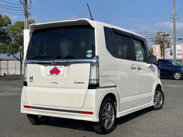 Ｎ－ＢＯＸカスタム Ｇ・Ａパッケージ　禁煙車／ＣＴＢＡ（衝突被害軽減ブレーキ）／パワースライドドア／ストラーダナビ／ＢＴオーディオ／スマートキー／ディスチャージ／ＥＴＣ／純正１４インチアルミ／ベンチシート／純正１４インチアルミ（2枚目）