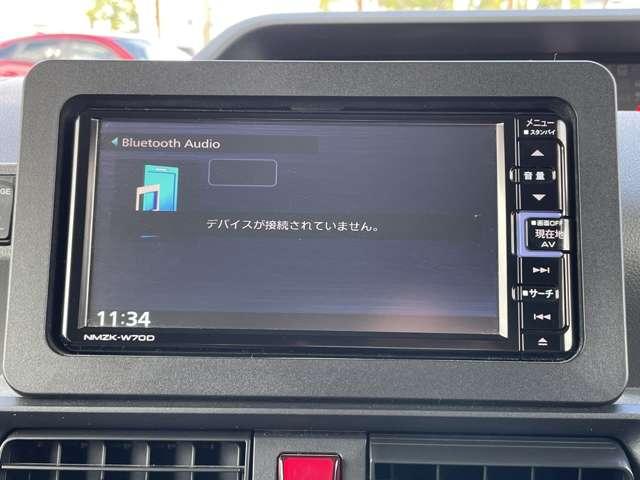 「Ｂｌｕｅｔｏｏｔｈオーディオ」　ナビはＢｌｕｅｔｏｏｔｈオーディオに対応♪お手持ちのスマホに保存した音楽を車内でお楽しみいただけます♪