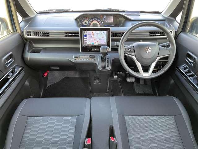 ワゴンR ハイブリッドFX リミテッド デュアルセンサーブレーキサポート/全方位モニター純正/シートヒーター/OPパナソニックSDナビ/フルセグTV/BTオーディオ/DVD再生/キーレススタートシステム/LEDヘッドライト&LEDフォグ(5枚目)