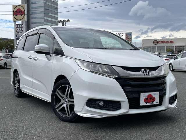 オデッセイ アブソルート・２０ｔｈアニバーサリー　シティブレーキアクティブ／メーカーインターナビ＆連動ＥＴＣ／フリップダウンモニター／フルセグＴＶ／ＢＴオーディオ／ＤＶＤ再生／バックカメラ／スマートキー／両側パワースライドドア／純正アルミホイール（33枚目）