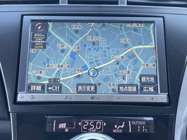 プリウスアルファ Ｓ　純正８インチＨＤＤナビ＆連動ＥＴＣ／フルセグＴＶ／ＢＴオーディオ／ＤＶＤ再生／バックカメラ／スマートエントリー＆スタートシステム／純正１６インチアルミ／Ｒスポイラー／フォグランプ（6枚目）