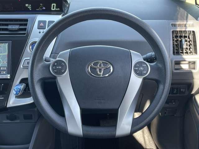 プリウスアルファ Ｓ　純正８インチＨＤＤナビ＆連動ＥＴＣ／フルセグＴＶ／ＢＴオーディオ／ＤＶＤ再生／バックカメラ／スマートエントリー＆スタートシステム／純正１６インチアルミ／Ｒスポイラー／フォグランプ（18枚目）