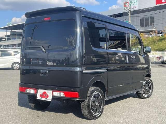 エブリイワゴン ＰＺターボ　ハイルーフ　禁煙車／リフトアップ車／スズキセーフティーサポート／ナソニック９インチＳＤナビ／フルセグＴＶ／ＢＴオーディオ／バックカメラ／Ｒパーキングセンサー／キーレススタートシステム／パワースライドドア（4枚目）