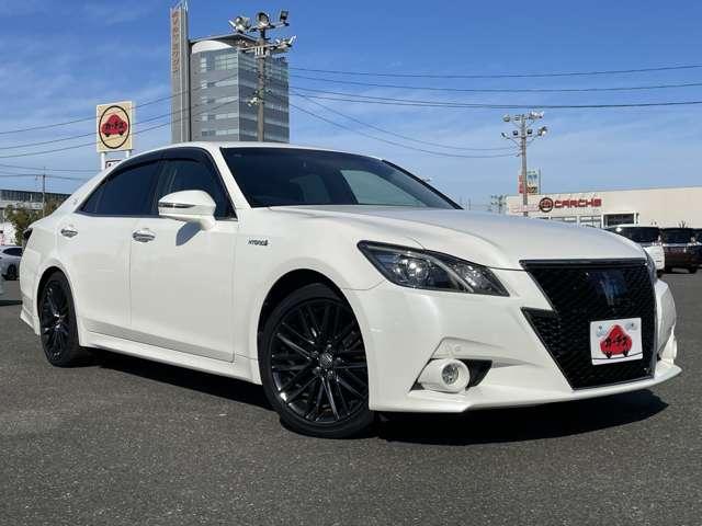 クラウンハイブリッド アスリートＳ　ブラックスタイル　サンルーフ／プリクラッシュセーフティ／レーダークルーズコントロール／インテリジェントクリアランスソナー／純正ＨＤＤナビ＆連動ＥＴＣ／フルセグＴＶ／ＢＴオーディオ／ＤＶＤ再生（33枚目）