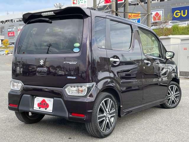 ワゴンＲスティングレー ハイブリッドＴ　デュアルセンサーブレーキサポート／ストラーダＳＤナビ／フルセグＴＶ／ＢＴオーディオ／ＤＶＤ再生／バックカメラ／キーレススタートシステム／ＬＥＤヘッドライト＆ＬＥＤフォグ／パドルシフト／シートヒーター（4枚目）