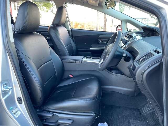 プリウスアルファ Ｓ　純正８インチＳＤナビ／フルセグＴＶ／ＢＴオーディオ／ＤＶＤ再生／バックカメラ／スマートエントリー＆スタートシステム／純正１６インチアルミ／ＬＥＤフォグ／ボイスコーナー／ＥＴＣ／社外革調シートカバー（21枚目）