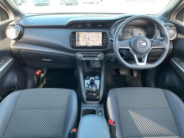 キックス X 禁煙車/プロパイロット/エマージェンシーブレーキ/インテリジェントクルーズコントロール/アラウンドビューモニター/純正9インチSDナビ&連動ETC/フルセグTV/BTオーディオ/DVD再生/ETC(5枚目)