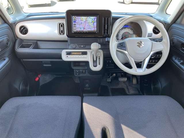 ワゴンＲスマイル ハイブリッドＳ　セーフティサポート／全方位モニター／両側パワースライドドア／純正ＯＰパナソニック８インチＳＤナビ／フルセグ／ＢＴオーディオ／ＤＶＤ再生／キーレスプッシュスタート／シートヒーター／パーキングセンサー（5枚目）