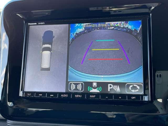 ワゴンＲスマイル ハイブリッドＳ　セーフティサポート／全方位モニター／両側パワースライドドア／純正ＯＰパナソニック８インチＳＤナビ／フルセグ／ＢＴオーディオ／ＤＶＤ再生／キーレスプッシュスタート／シートヒーター／パーキングセンサー（8枚目）