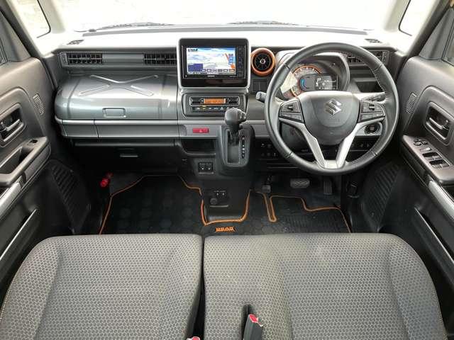 スペーシアギア ハイブリッドＸＺ　ワンオーナー／デュアルカメラブレーキサポート／両側パワースライドドア／バックカメラ／パーキングセンサー／シートヒーター／ケンウッド７インチナビ／ＢＴオーディオ／フルセグ視聴／キーレスプッシュスタート（5枚目）