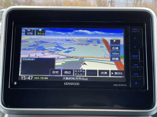 スペーシアギア ハイブリッドＸＺ　ワンオーナー／デュアルカメラブレーキサポート／両側パワースライドドア／バックカメラ／パーキングセンサー／シートヒーター／ケンウッド７インチナビ／ＢＴオーディオ／フルセグ視聴／キーレスプッシュスタート（8枚目）