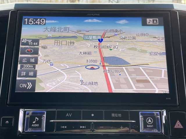 アルファード ２．５Ｓ　Ｃパッケージ　７名　ワンオーナー／両側パワースライドドア／パワーバックドア／アルパイン１０インチナビ＆フリップダウンモニター／バックカメラ／スマートキー／ＬＥＤヘッドライト／ステアリングヒーター／クリアランスソナー（9枚目）