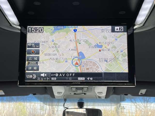 ヴェルファイア ２．５Ｚ　Ａエディション　ゴールデンアイズ　ＴＲＤエアロパーツ＆フロントグリル／テイン車高調／ＷＯＲＫ２０インチアルミ／アルパイン１１インチメモリーナビ／１２．８型フリップダウンモニター／両側パワースライドドア／パワーバックドア／ＬＥＤライト（10枚目）