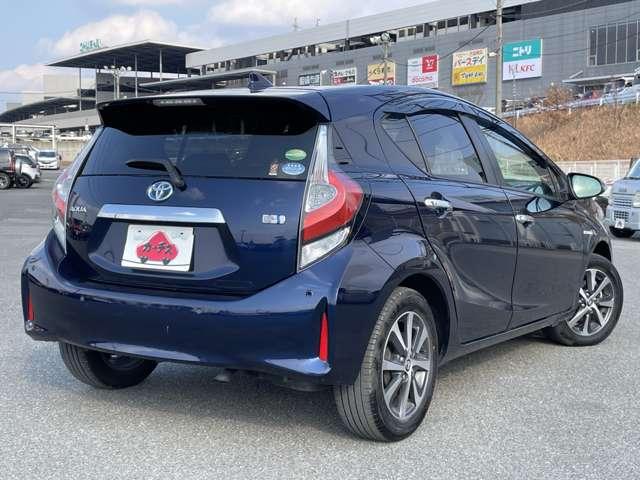 アクア Ｓスタイルブラック　トヨタセーフティセンス／パーキングサポートブレーキ／純正ＳＤナビ／ＥＴＣ／ＤＴＶ／ＢＴオーディオ／バックカメラ／スマートエントリー＆スタートシステム／ＬＥＤヘッドライト＆フォグ／禁煙車／ワンオーナー（4枚目）