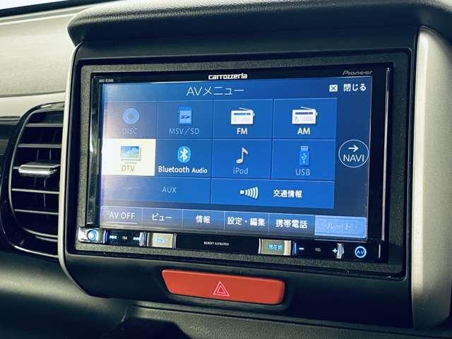 Ｎ－ＢＯＸカスタム Ｇ　ＳＳパッケージ　禁煙車／フルセグ付カロッツェリアメモリーナビ／ＤＶＤ再生可／ＢＬＵＥＴＯＯＴＨ／バックカメラ／ＨＩＤヘッドライト／アイドリングストップ／パワースライドドア／シートヒーター／ＥＴＣ／スマートキー／（6枚目）