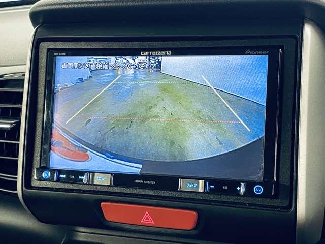 Ｎ－ＢＯＸカスタム Ｇ　ＳＳパッケージ　禁煙車／フルセグ付カロッツェリアメモリーナビ／ＤＶＤ再生可／ＢＬＵＥＴＯＯＴＨ／バックカメラ／ＨＩＤヘッドライト／アイドリングストップ／パワースライドドア／シートヒーター／ＥＴＣ／スマートキー／（8枚目）