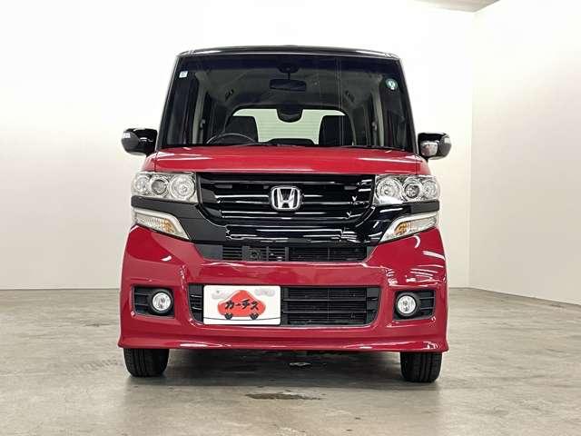 Ｎ－ＢＯＸカスタム ２トーンカラースタイル　Ｇ・Ｌパッケージ　禁煙車／ＣＴＢＡ／フルセグ付ギャザーズインターナビ／ＤＶＤ再生可／ＢＬＵＥＴＯＯＴＨ／バックモニター／ＨＩＤヘッドライト／アイドリングストップ／両側パワースライドドア／純正ブラック塗装ＡＷ／（23枚目）