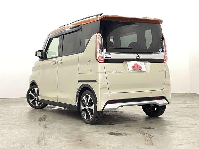 ｅＫクロススペース Ｔ　禁煙車！衝突被害軽減ブレーキ！アダプティブクルコン！全方位カメラ！メモリーナビ！ＢＴ！フルセグＴＶ！ＥＴＣ！片側Ｐスライドドア！シートヒーター！スマートキー！キーレス！オレンジルーフ！ルーフレール！（28枚目）