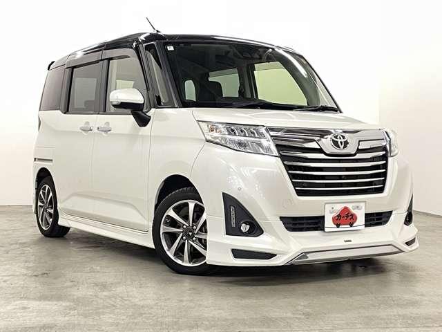 ルーミー 1.0カスタムG-T 5名 フルセグ付9インチTコネクトSDナビ!走行中TV/DVD視聴可!BT!パノラミックビューM!スマートアシストIII!エコアイドル!ブラックルーフ!モデリスタアンダーエアロ&15インチA(30枚目)