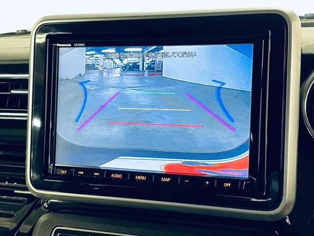 スペーシアカスタム ハイブリッドXSターボ フルセグ付純正OP8インチナビ!BT!バックカメラ!アイドリングストップ!両側パワースライドドア!純正15インチAW!合皮コンビシート!D席シートヒーター!シートアンダーボックス!(8枚目)