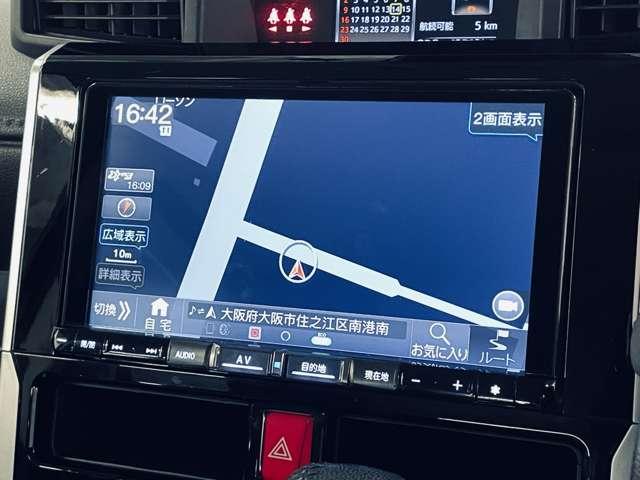 「フルセグナビ」　ナビ付きで知らない土地のドライブも安心！ＣＤ、ＤＶＤ、ＴＶも楽しめます♪