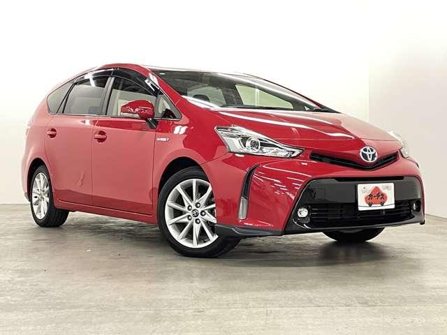 プリウスアルファ Ｓツーリングセレクション　フルセグ付純正８インチＳＤナビ！走行中ＴＶ／ＤＶＤ視聴可！ＢＴ！バックガイドモニター！純正１７インチＡＷ！リアスポイラー！革巻ステアリング！ステアリングスイッチ！シートリフター！禁煙車！（25枚目）