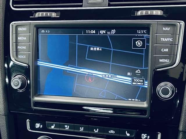 ゴルフR ベースグレード DISCOVER-PRO!フルセグTV!走行中TV/DVD視聴可!BT!プリクラッシュセーフティシステム!スタート/ストップ!パークパイロット!ADVAN-RACING19インチAW!(10枚目)