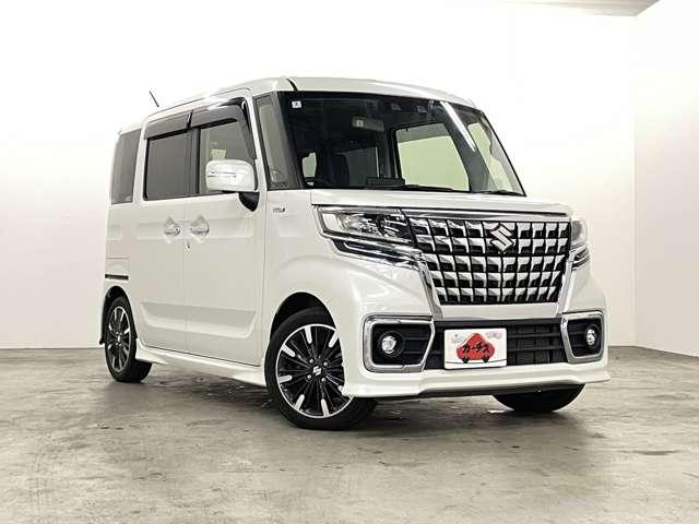 スペーシアカスタム ハイブリッドＸＳターボ　ワンオーナー　禁煙車　スズキセーフティサポート　両側電動スライドドア　純正ナビ　フルセグＴＶ　全方位モイター　ＥＴＣ　純正１５インチアルミホイール　ハーフレザーシート　キーレスプッシュスタート（33枚目）