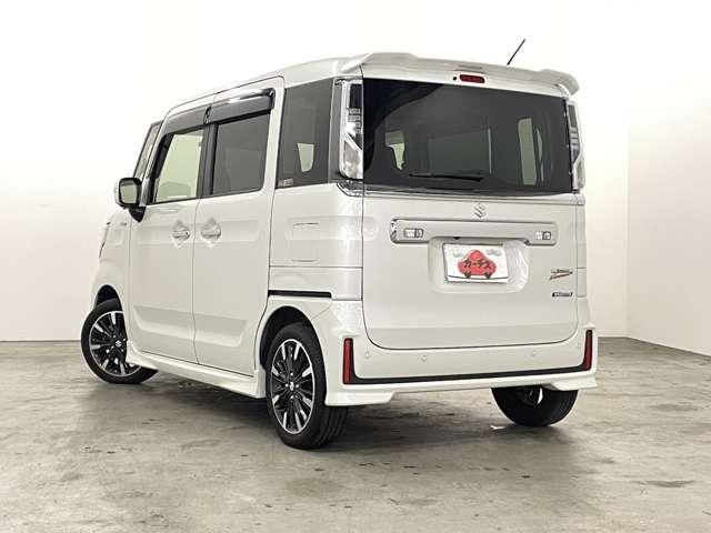 スペーシアカスタム ハイブリッドＸＳターボ　ワンオーナー　禁煙車　スズキセーフティサポート　両側電動スライドドア　純正ナビ　フルセグＴＶ　全方位モイター　ＥＴＣ　純正１５インチアルミホイール　ハーフレザーシート　キーレスプッシュスタート（34枚目）