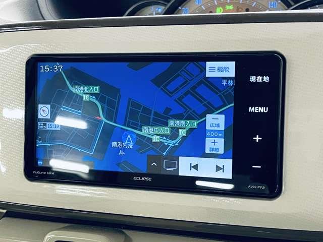 ムーヴキャンバス Ｇメイクアップリミテッド　ＳＡＩＩＩ　フルセグ付イクリプスＳＤナビ！走行中ＴＶ／ＤＶＤ視聴可！ＢＴ！パノラマモニター！スマートアシストＩＩＩ！エコアイドル！両側パワースライドドア！シートアンダートレイ！ＬＥＤヘッドライト！禁煙車！（9枚目）