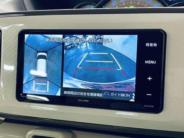 ムーヴキャンバス Ｇメイクアップリミテッド　ＳＡＩＩＩ　フルセグ付イクリプスＳＤナビ！走行中ＴＶ／ＤＶＤ視聴可！ＢＴ！パノラマモニター！スマートアシストＩＩＩ！エコアイドル！両側パワースライドドア！シートアンダートレイ！ＬＥＤヘッドライト！禁煙車！（10枚目）