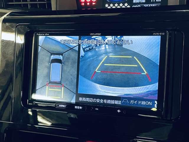 ルーミー カスタムＧ－Ｔ　フルセグ付イクリプスＳＤナビ！走行中ＴＶ／ＤＶＤ視聴可！ＢＴ！パノラミックビューＭ！スマートアシスト！エコアイドル！両側パワスラ！ブラックルーフ！純正ＡＷ！Ｃソナー！禁煙車！（9枚目）