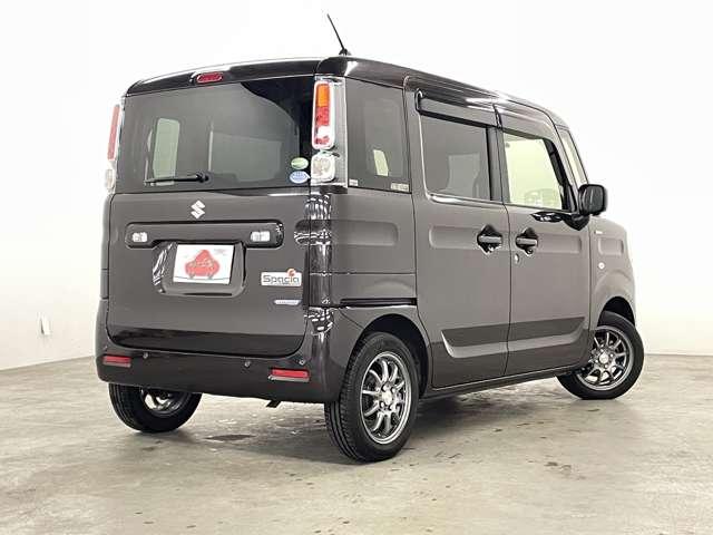 スペーシア ハイブリッドＸ　ワンオーナー　禁煙車　デュアルセンサーブレーキサポート　両側電動スライドドア　Ｂｌｕｅｔｏｏｔｈ対応８型ナビ　全方位モニター　アルミホイール　運転席シートヒーター　ＥＴＣ　ヘッドアップディスプレイ（5枚目）