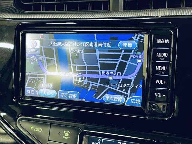 アクア Ｓスタイルブラック　禁煙車　トヨタセーフティセンス　地デジ付き純正ナビ　バックモニター　シートヒーター　ＥＴＣ　スマートキー　クリアランスソナー　ＬＥＤヘッドライト（8枚目）