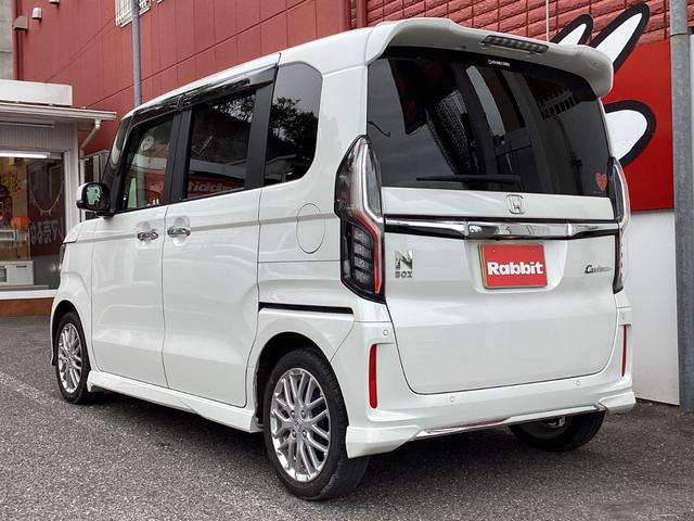 Ｎ－ＢＯＸカスタム Ｌターボ　／純正８型ナビＴＶ　Ｂｌｕｅｔｏｏｔｈ／バックカメラ／ＥＴＣ／スマートキー　プッシュスタート／両側パワースライドドア／ＬＥＤヘッドライト／純正アルミホイール／ホンダセンシング　クルーズコントロール（9枚目）