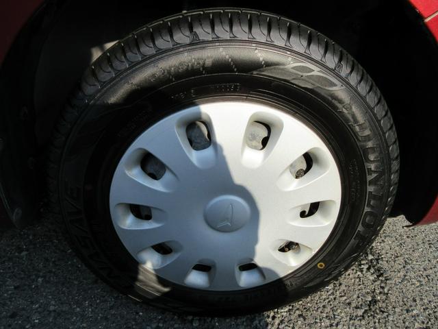 ミラジーノ Ｘ　衝突安全ボディ　キーレス　電動格納ミラー　マニュアルエアコン　ハロゲンヘッドライト　純正インテグレートオーディオ　４速オートマ　純正１３インチフルホイールキャップ　ルージュレッドクリスタルメタリック（30枚目）