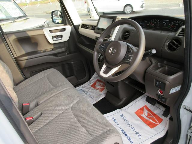 N-BOX L 衝突安全ボディ スマートキー プッシュスタート オートエアコン LEDヘッドライト 社外品フルセグナビ ETC バックカメラ 前後ドラレコ 左側パワースライドドア 左右リアサンシェード 2WD 660(6枚目)