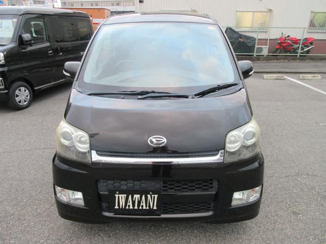 ムーヴ カスタム X 衝突安全ボディ ABS オートエアコン 純正インテグレートオーディオ 純正14インチアルミホイール HIDライト フォグランプ スマートキー ベンチシート アストラルブラッククリスタルマイカ 2WD(2枚目)