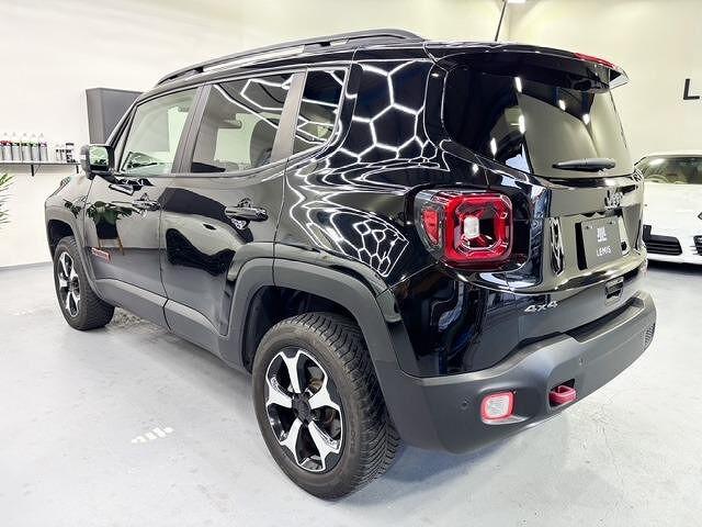 ジープ・レネゲード トレイルホーク 後期モデルLEDライト専用シート純正ナビ地デジTVバックモニターBluetoothジープロゴ入前後ドラレコ走行モード切替電子パーキングクルーズコントロール純正17AWコーナーセンサールーフレール(12枚目)