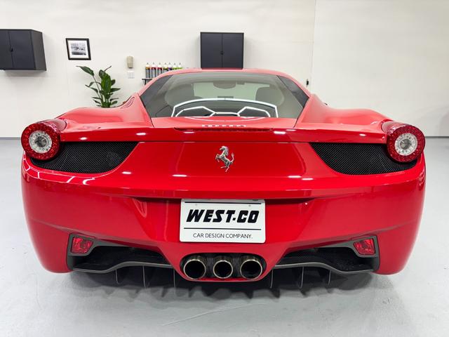 フェラーリ 458イタリア ベースグレード 正規ディーラー車 黒 フェラーリ 458イタリア ベースグレード 正規ディーラー車 黒