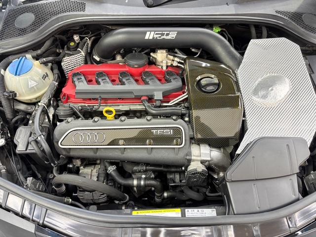 ＴＴ ＲＳプラスクーペ ベースグレード　後期最終型クワトロ４ＷＤターボＫＷ車高調４ＰＯＤ専用キャリパーリアウィング専用１９インチＡＷ白革シートＣＴＳチャージパイプカーボンエンジンカバーパドルシフト純正ナビ地デジＴＶバックカメラクルコン（15枚目）