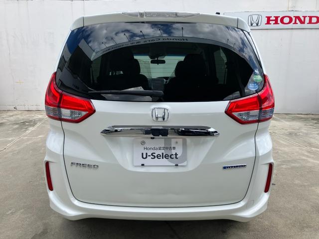 フリードハイブリッド ハイブリッド・Ｇホンダセンシング　ＡＣＣフルセグナビＬＥＤヘッドＲカメラ両側パワスラＥＴＣサイドカーテンエアバッグＢＴオートエアコンＣＤＤＶＤ再生ロールサンシェードスマキー（5枚目）
