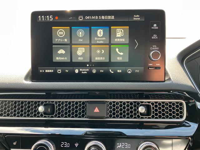 シビック ｅ：ＨＥＶ　ＨｏｎｄａＣＯＮＮＥＣＴディスプレーＡＣＣブラインドスポットインフォメーションＬＥＤヘッドフォグＥＴＣ前後ドラレコ運転席助手席パワーシートエレクトリックギアセレクター純正アルミパーキングセンサー（14枚目）