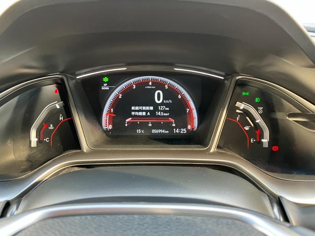シビック ハッチバック フルセグナビ6MTLEDヘッドRカメラETCサイドカーテンエアバッグ運転席助手席シートヒーター運転席助手席パワーシート電制PオートブレーキホールドBTミュージックラックCDDVD再生スマキー(23枚目)