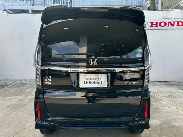 Ｎ－ＢＯＸカスタム Ｇ・Ｌホンダセンシング　ＡＣＣ社外フルセグナビＬＥＤヘッドＲカメラ左リアパワスラＥＴＣサイドカーテンエアバッグ前方ドラレコ純正アルミオートエアコンＢＴスマキー（5枚目）