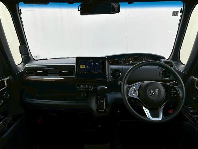 Ｎ－ＢＯＸカスタム Ｇ・Ｌホンダセンシング　ＡＣＣ社外フルセグナビＬＥＤヘッドＲカメラ左リアパワスラＥＴＣサイドカーテンエアバッグ前方ドラレコ純正アルミオートエアコンＢＴスマキー（12枚目）