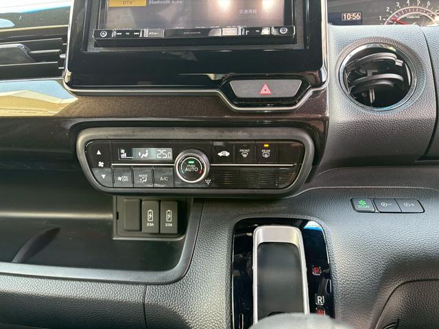 Ｎ－ＢＯＸカスタム Ｇ・Ｌホンダセンシング　ＡＣＣ社外フルセグナビＬＥＤヘッドＲカメラ左リアパワスラＥＴＣサイドカーテンエアバッグ前方ドラレコ純正アルミオートエアコンＢＴスマキー（15枚目）