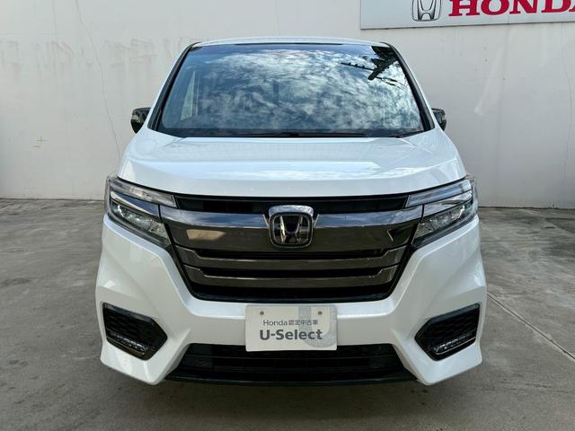 ステップワゴンスパーダ ｅ：ＨＥＶスパーダＧ・ＥＸホンダセンシング　ＡＣＣフルセグナビＬＥＤヘッドフォグＲカメラＥＴＣナビ連動ドラレコ両側パワスラ電制Ｐオートブレーキホールド純正アルミＢＴミュージックラックＣＤＤＶＤ再生トリプルゾーンエアコン（3枚目）